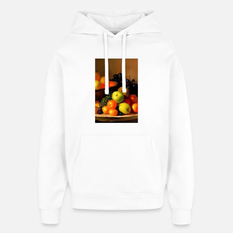 Fruit - Sweat à capuche unisexe Stanley/Stella Oversized - blanc