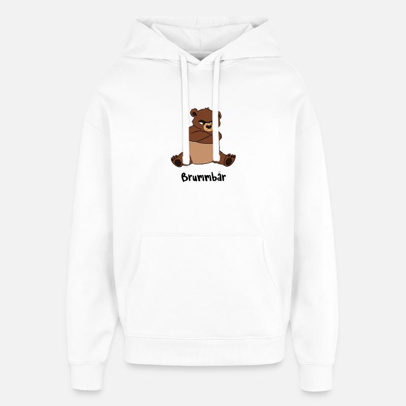 Bougon - Sweat à capuche unisexe Stanley/Stella Oversized - blanc