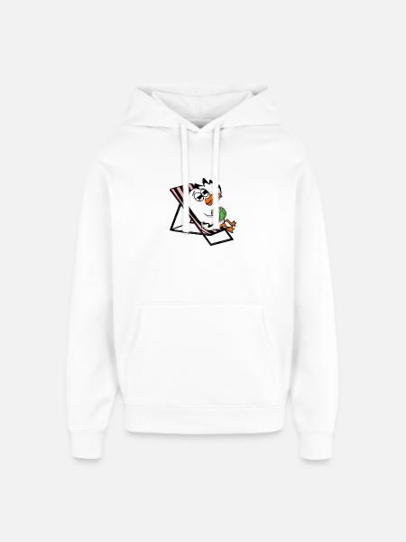 Gull - Oversized Unisex Hoodie by Stanley/Stella - white