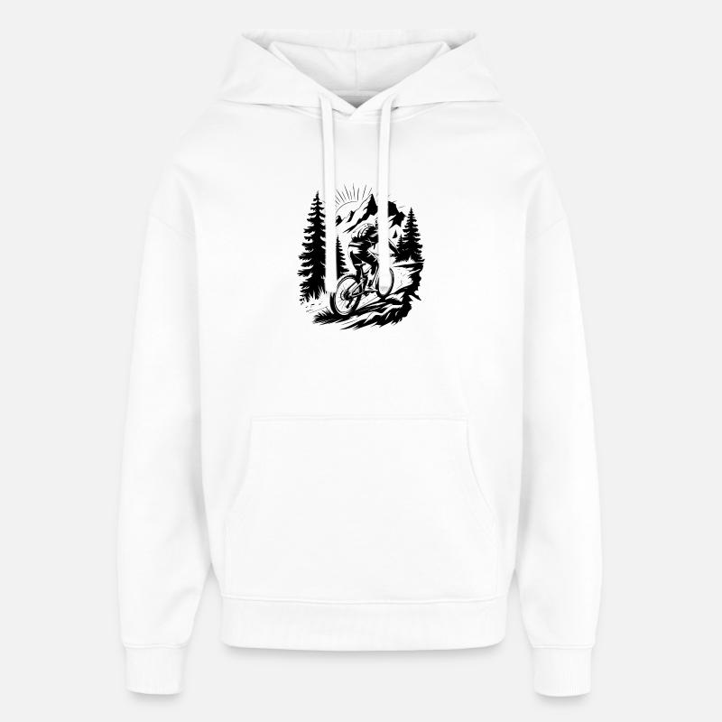 VTT VTT - Sweat à capuche unisexe Stanley/Stella Oversized - blanc