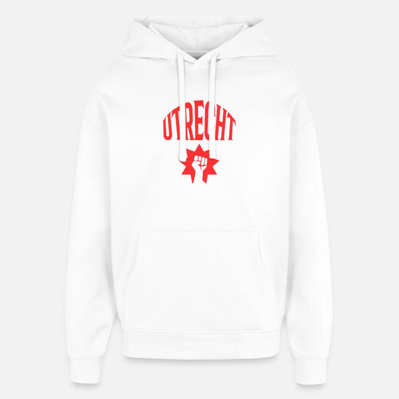 Utrecht - Sweat à capuche unisexe Stanley/Stella Oversized - blanc