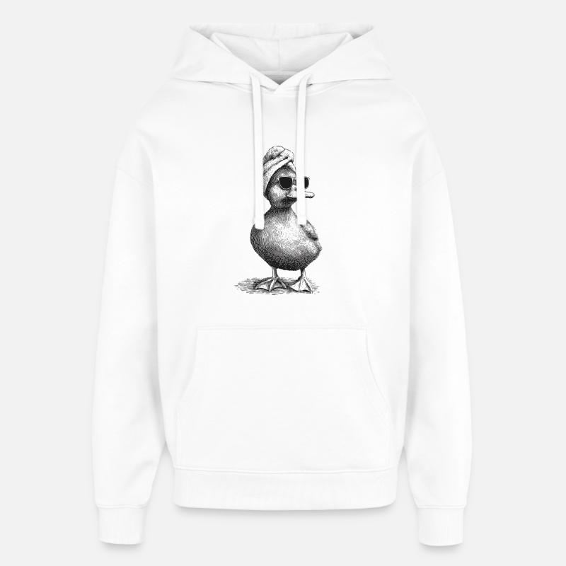 Après Rubber Duck - Sweat à capuche unisexe Stanley/Stella Oversized - blanc