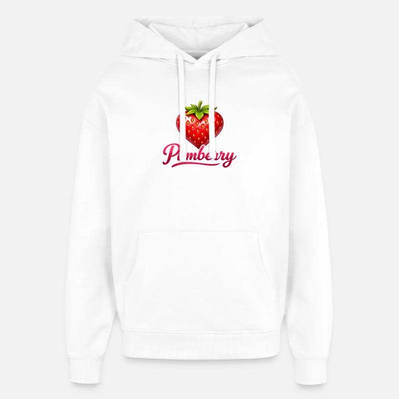 Conception du cœur de la mumolive - Sweat à capuche unisexe Stanley/Stella Oversized - blanc