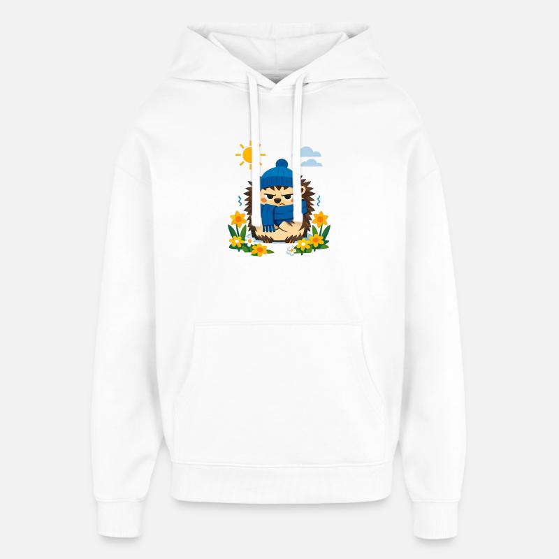 Spring? Not ordered! - Oversized Unisex Hoodie by Stanley/Stella - white