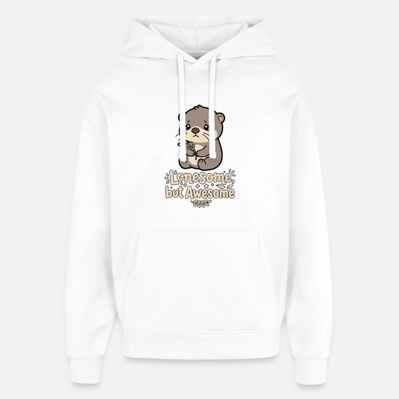 Solitaire mais génial - Sweat à capuche unisexe Stanley/Stella Oversized - blanc