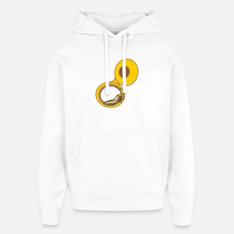 Sousaphone - Sweat à capuche unisexe Stanley/Stella Oversized - blanc