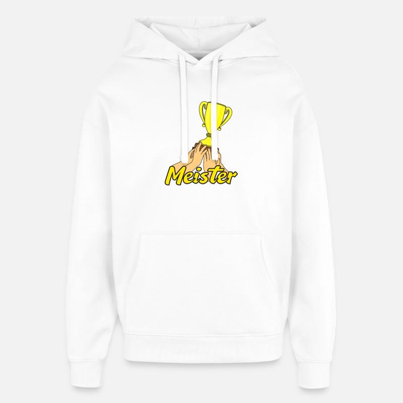 Le design Meister - Sweat à capuche unisexe Stanley/Stella Oversized - blanc