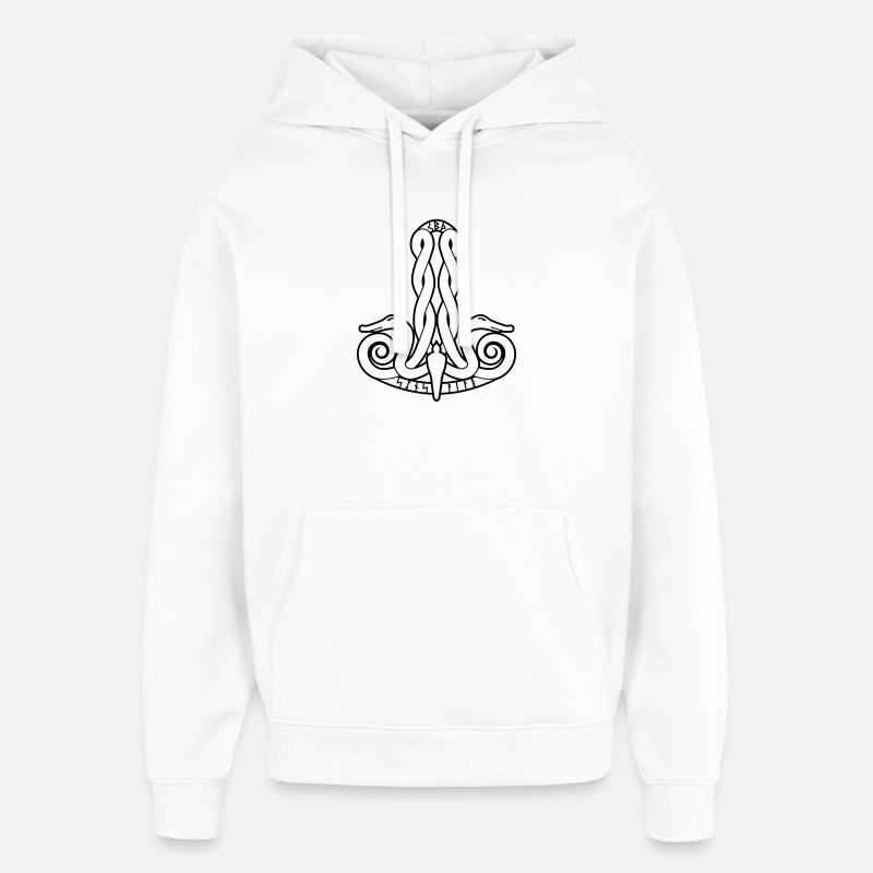 Thors hammer - Oversized Unisex Hoodie von Stanley/Stella - Weiß
