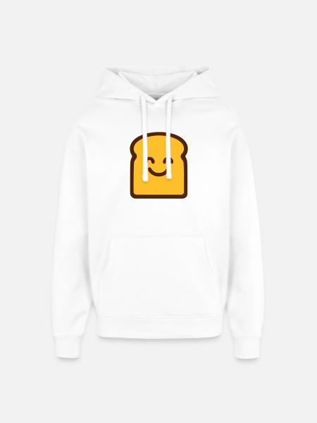 Toast mignon - Sweat à capuche unisexe Stanley/Stella Oversized - blanc