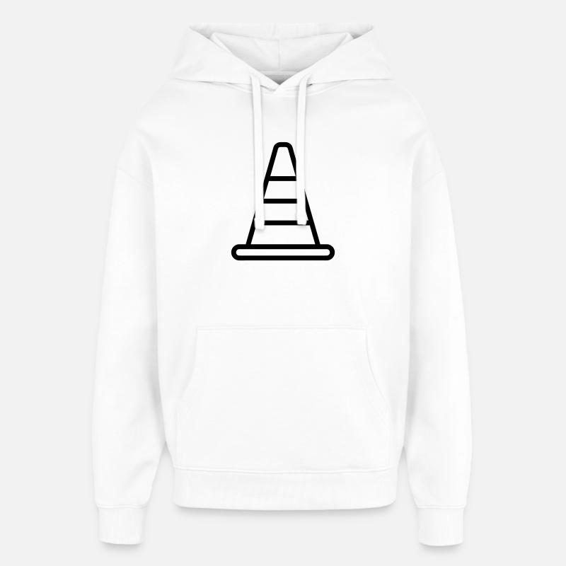 cône - Sweat à capuche unisexe Stanley/Stella Oversized - blanc