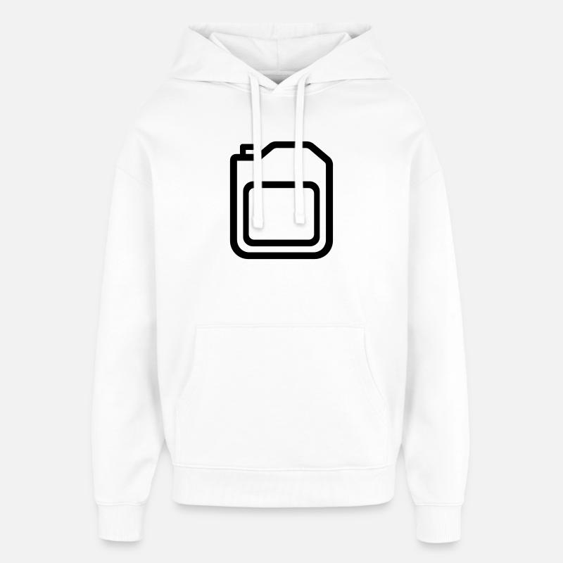 bidon - Sweat à capuche unisexe Stanley/Stella Oversized - blanc