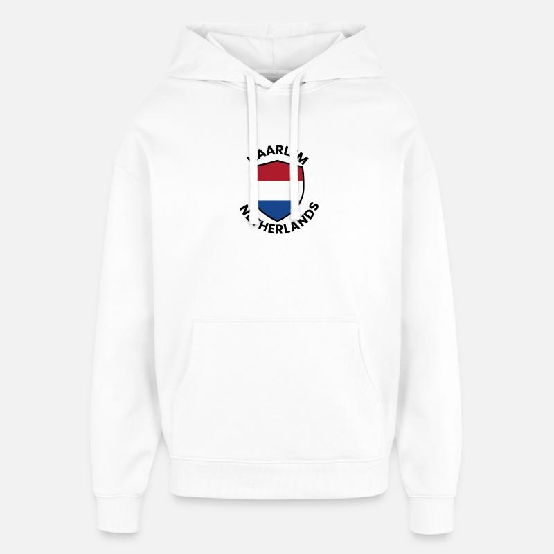Harlem Netherlands Shield - Oversized Unisex Hoodie von Stanley/Stella - Weiß
