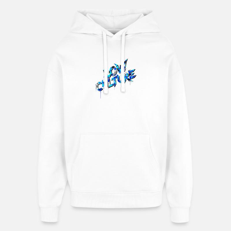 Car Tuning Spruch Low Culture Camouflage - Sweat à capuche unisexe Stanley/Stella Oversized - blanc
