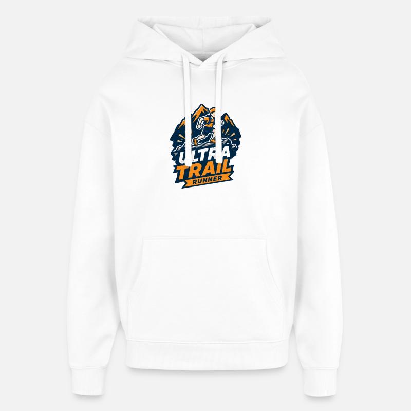 Ultra Trail Runner - Oversized Unisex Hoodie von Stanley/Stella - Weiß