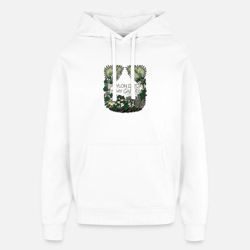 Racines Babylon Detox - Sweat à capuche unisexe Stanley/Stella Oversized - blanc