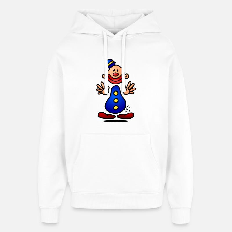 Bouffon - Sweat à capuche unisexe Stanley/Stella Oversized - blanc