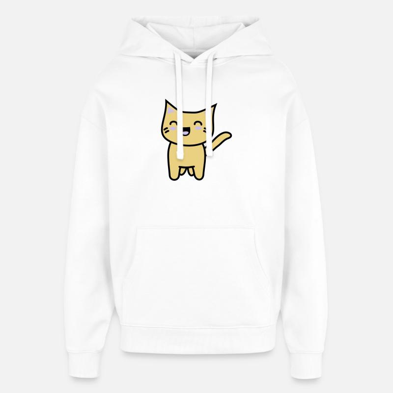 Kawaii Kitteh serait - Sweat à capuche unisexe Stanley/Stella Oversized - blanc