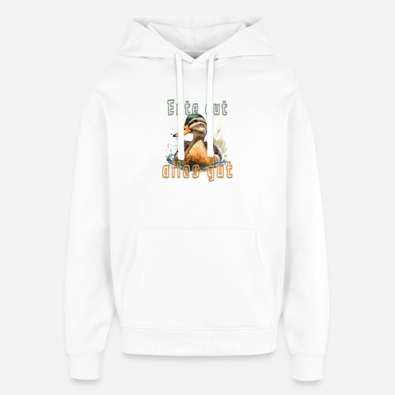 En(t)(d)e gut, alles gut? - Oversized Unisex Hoodie von Stanley/Stella - Weiß