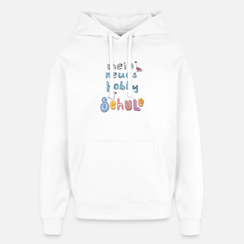 Écolier Enfant - Sweat à capuche unisexe Stanley/Stella Oversized - blanc