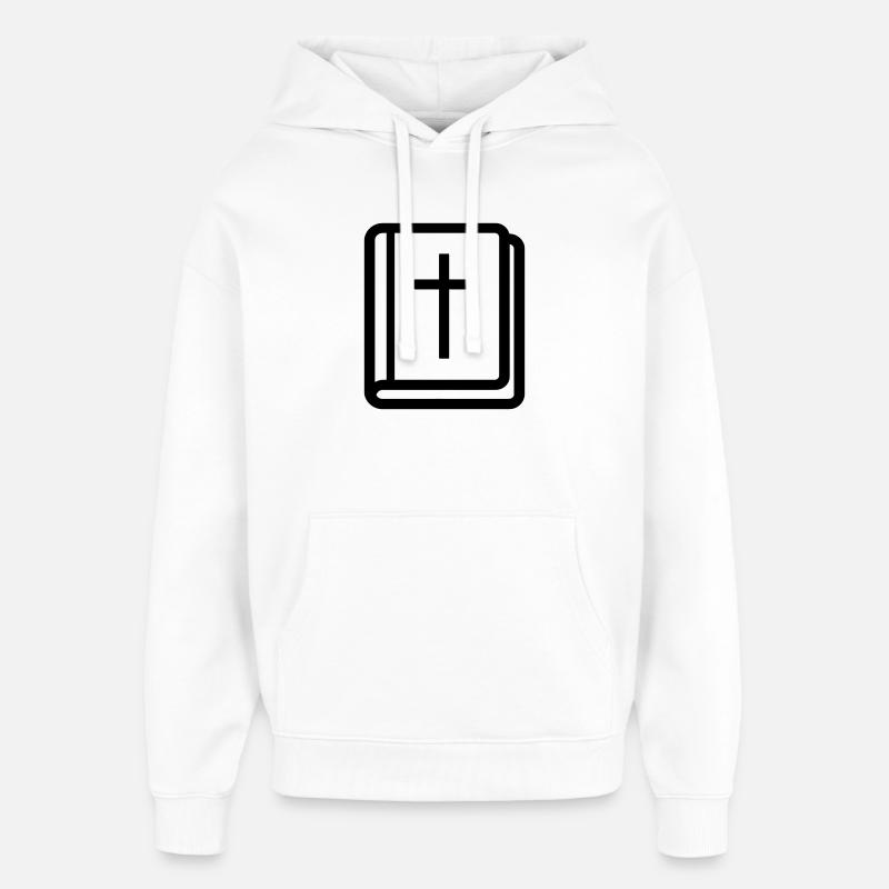 bible - Sweat à capuche unisexe Stanley/Stella Oversized - blanc