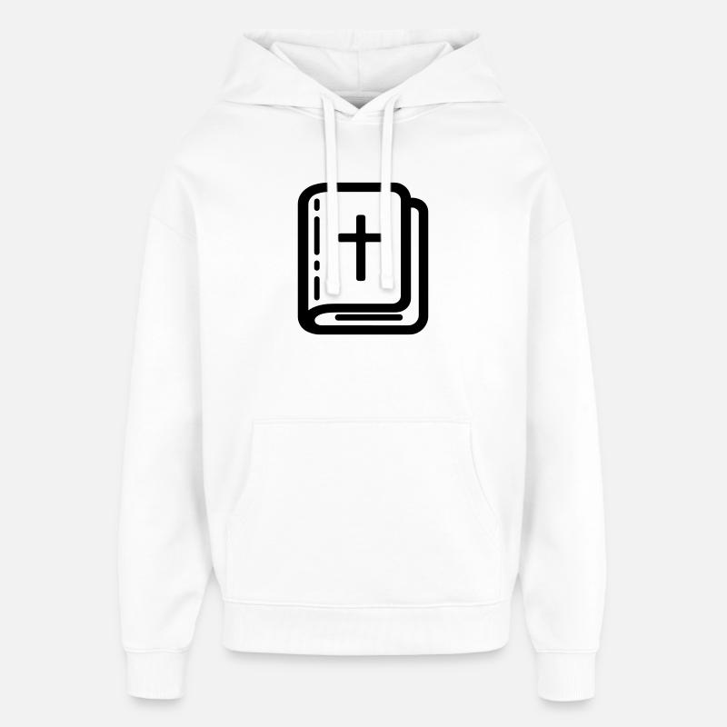 bible - Sweat à capuche unisexe Stanley/Stella Oversized - blanc