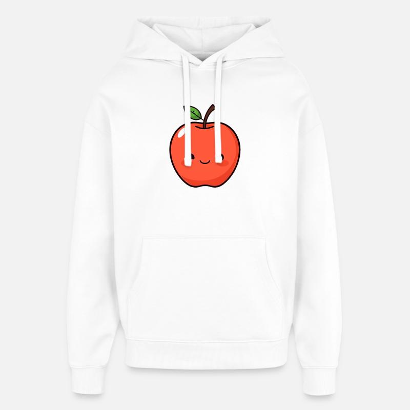 Pomme - Sweat à capuche unisexe Stanley/Stella Oversized - blanc