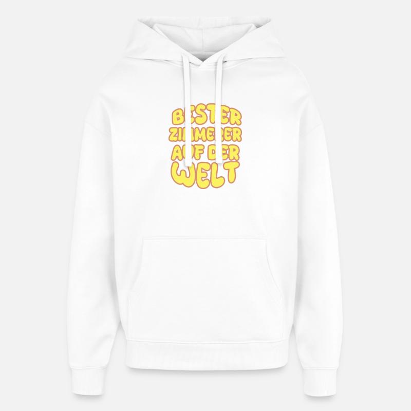 Cadeau pour les menuisiers - Sweat à capuche unisexe Stanley/Stella Oversized - blanc