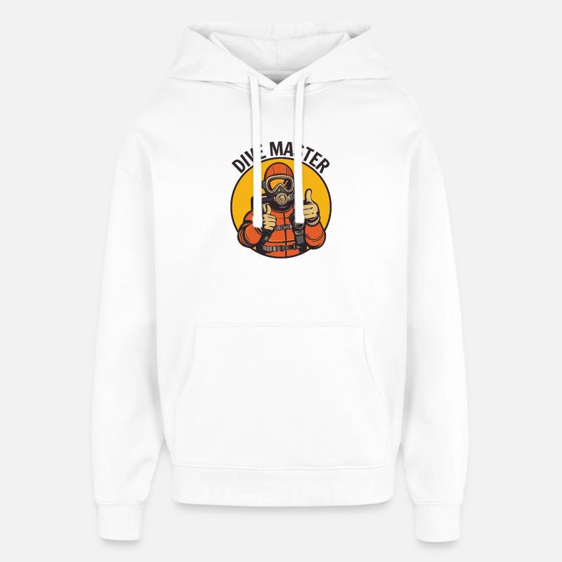 Maître plongeur - Sweat à capuche unisexe Stanley/Stella Oversized - blanc