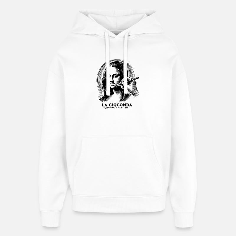 Gioconda - Sweat à capuche unisexe Stanley/Stella Oversized - blanc
