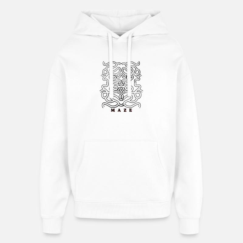 Télougou - Sweat à capuche unisexe Stanley/Stella Oversized - blanc
