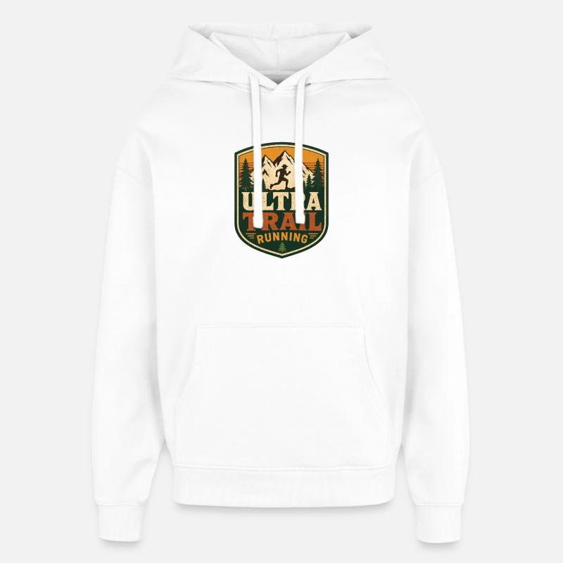 Ultra Trail Running - Sweat à capuche unisexe Stanley/Stella Oversized - blanc