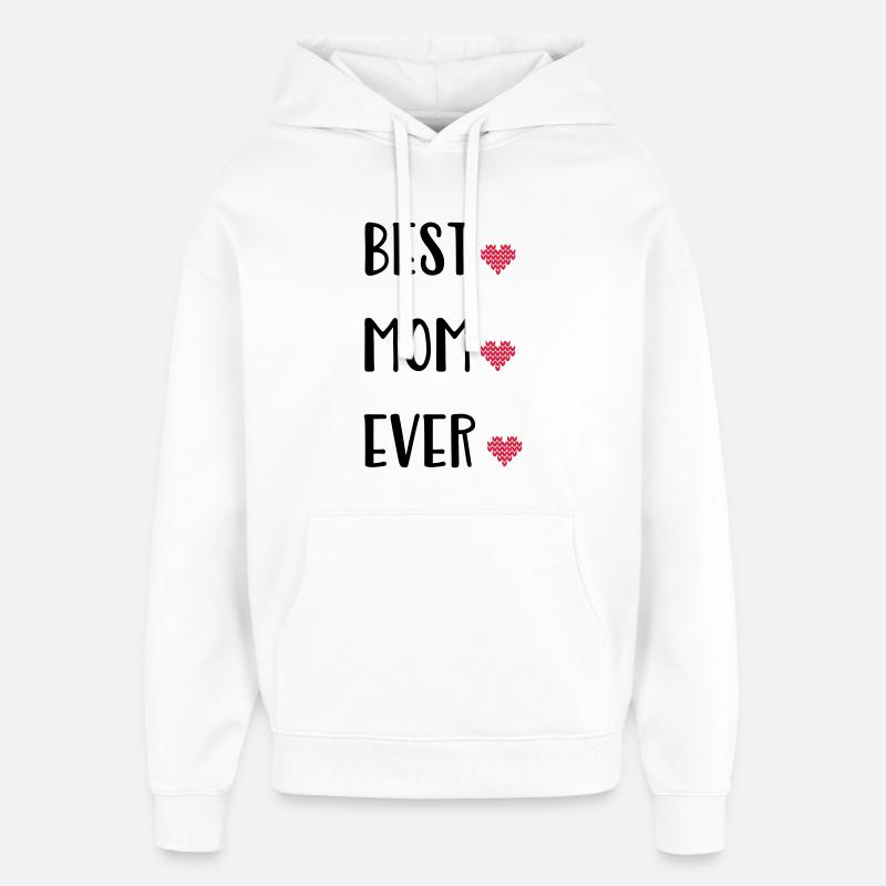 Mutter - Oversized Unisex Hoodie von Stanley/Stella - Weiß