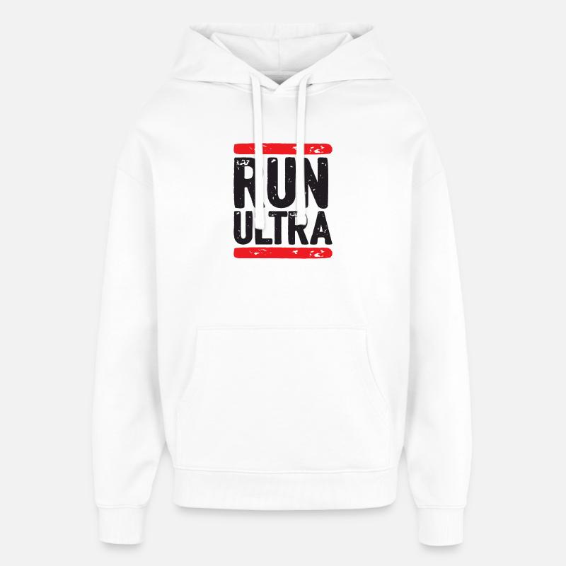 Run Ultra - Sweat à capuche unisexe Stanley/Stella Oversized - blanc