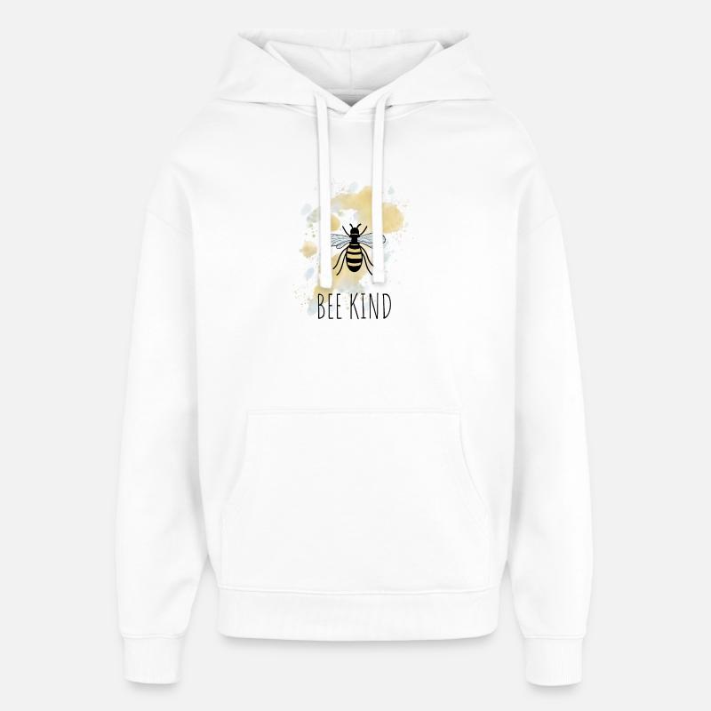 Bee Bee Child - Oversized Unisex Hoodie by Stanley/Stella - white