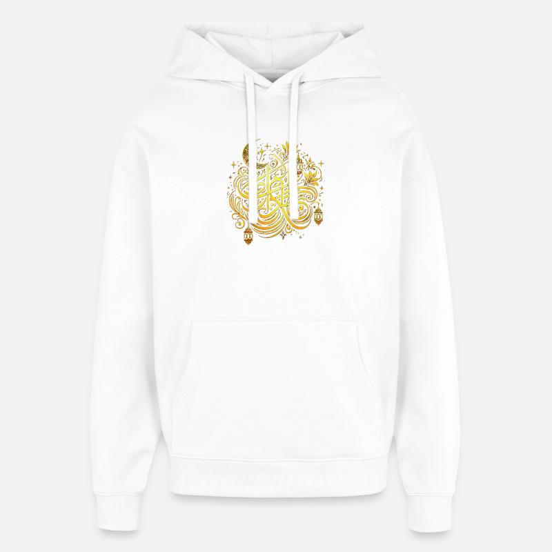 Ramadan kareem - Sweat à capuche unisexe Stanley/Stella Oversized - blanc