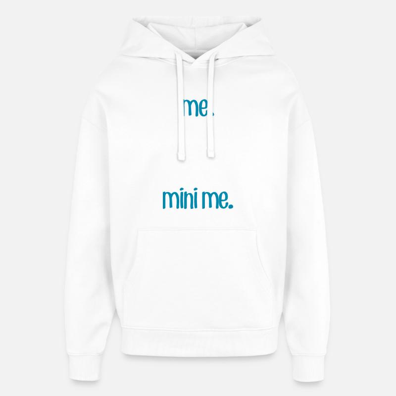 Moi et M Moi - Sweat à capuche unisexe Stanley/Stella Oversized - blanc