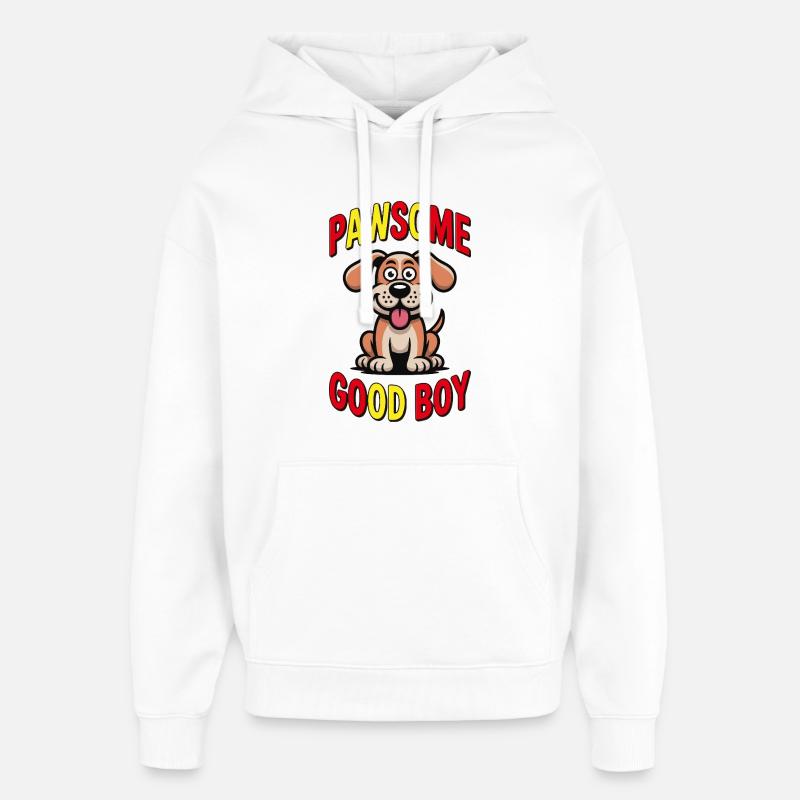 Pawsome_dog - Sweat à capuche unisexe Stanley/Stella Oversized - blanc
