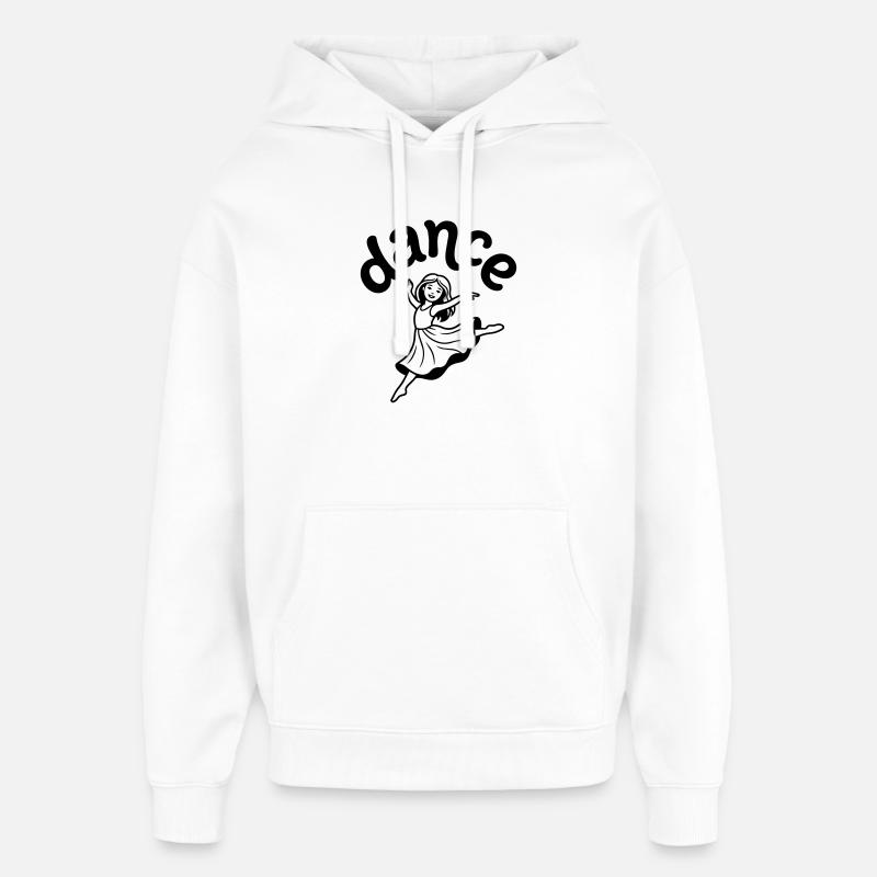 danseuse - Sweat à capuche unisexe Stanley/Stella Oversized - blanc