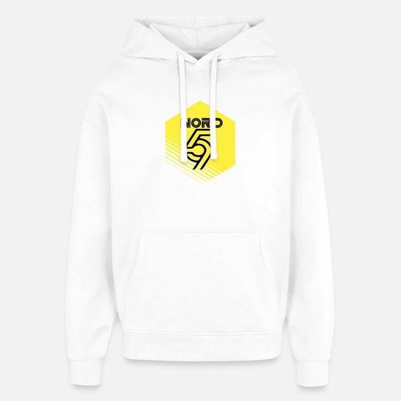 Nord - Sweat à capuche unisexe Stanley/Stella Oversized - blanc