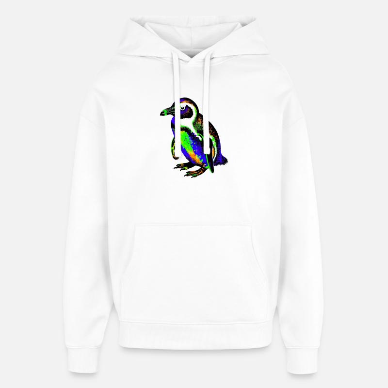 Pingouin - Sweat à capuche unisexe Stanley/Stella Oversized - blanc