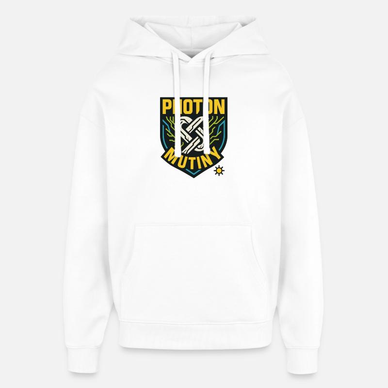 Photon Mutiny - Oversized Unisex Hoodie von Stanley/Stella - Weiß