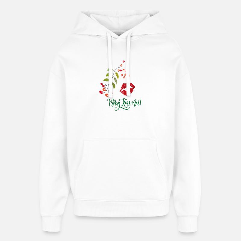 Joyeux Noël de Beser - Sweat à capuche unisexe Stanley/Stella Oversized - blanc