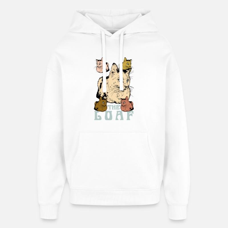 LE PAIN - Sweat à capuche unisexe Stanley/Stella Oversized - blanc