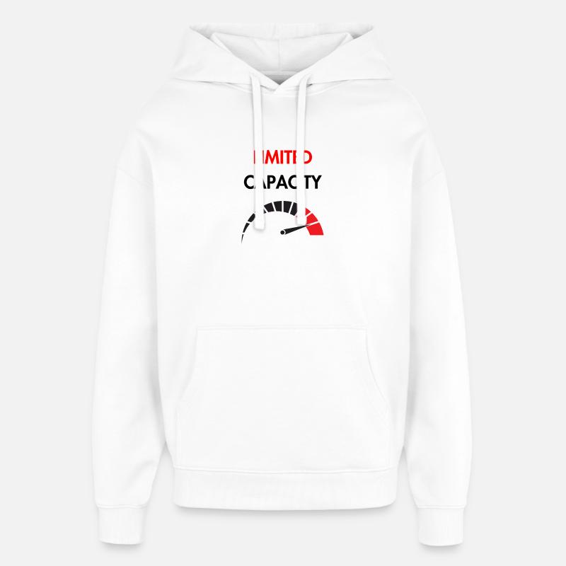 Capacité limitée - Sweat à capuche unisexe Stanley/Stella Oversized - blanc