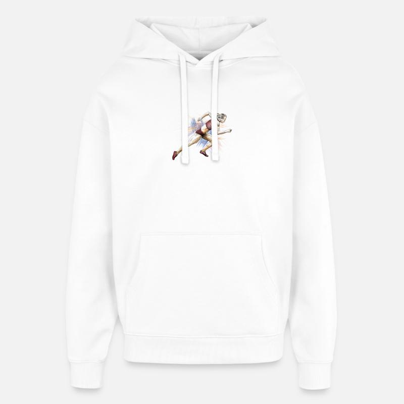 Runner - Sweat à capuche unisexe Stanley/Stella Oversized - blanc