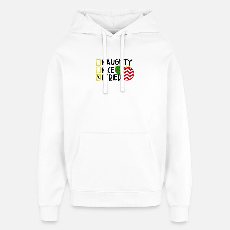 Noël - Sweat à capuche unisexe Stanley/Stella Oversized - blanc