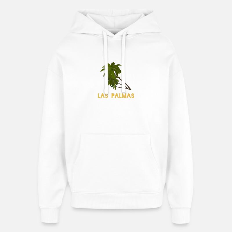 Las Palmas Gran Canaria T-Shirt - Sweat à capuche unisexe Stanley/Stella Oversized - blanc