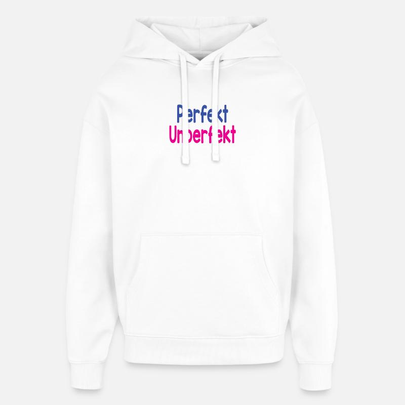 Parfait - Imperfique - Sweat à capuche unisexe Stanley/Stella Oversized - blanc