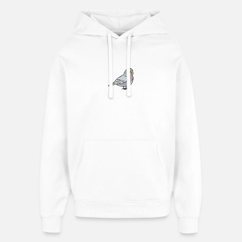 colombe - Sweat à capuche unisexe Stanley/Stella Oversized - blanc