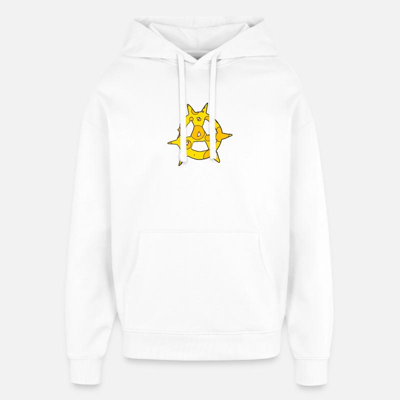 Fromage symbole de l’anarchie - Sweat à capuche unisexe Stanley/Stella Oversized - blanc